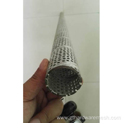 stainless steel perforated round hole tube